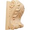 Ekena Millwork 3 1/2"W x 2"D x 4 1/2"H Small Acanthus Block w/ Backplate Wood Corbel, Red Oak CORW04X02X05ABRO - alternate 1